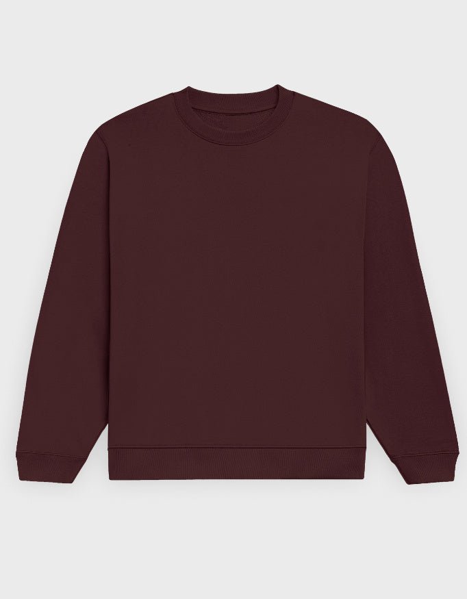 UNISEX MAROON SWEATSHIRT - COMMONGROUND