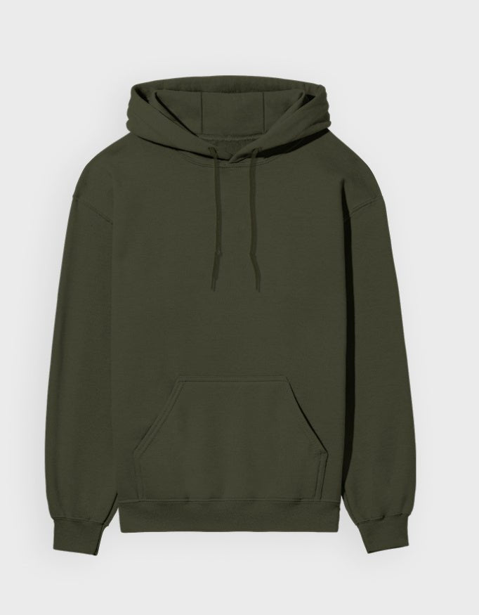 UNISEX OLIVE GREEN HOODIE - COMMONGROUND