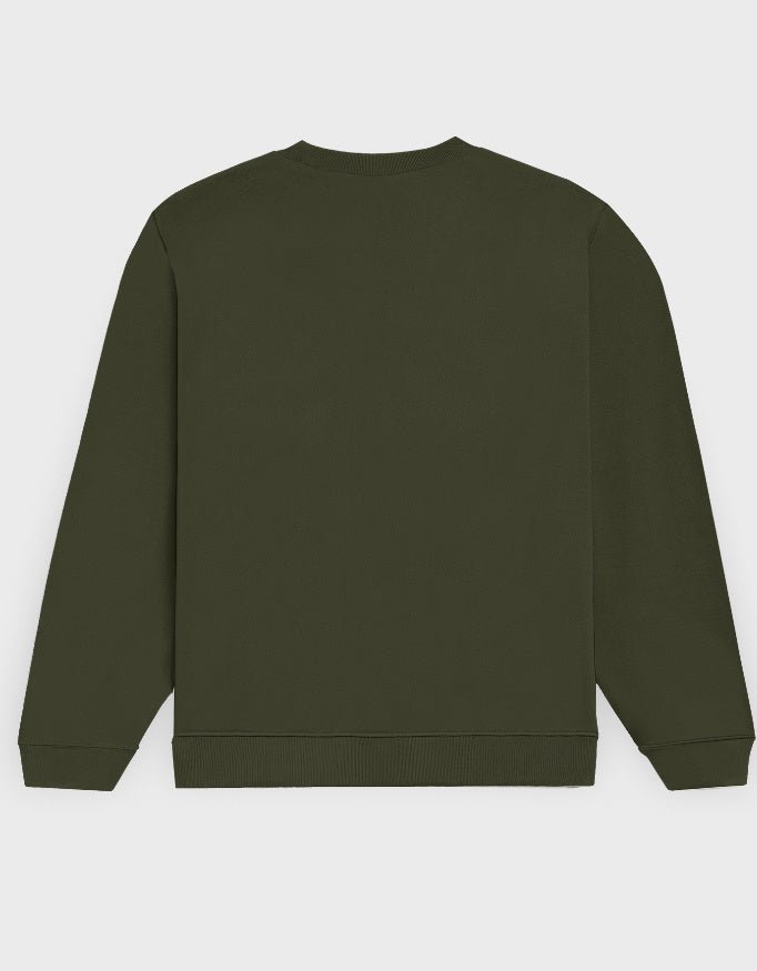UNISEX OLIVE GREEN SWEATSHIRT - COMMONGROUND