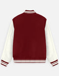 UNISEX RED VARSITY JACKET - COMMONGROUND