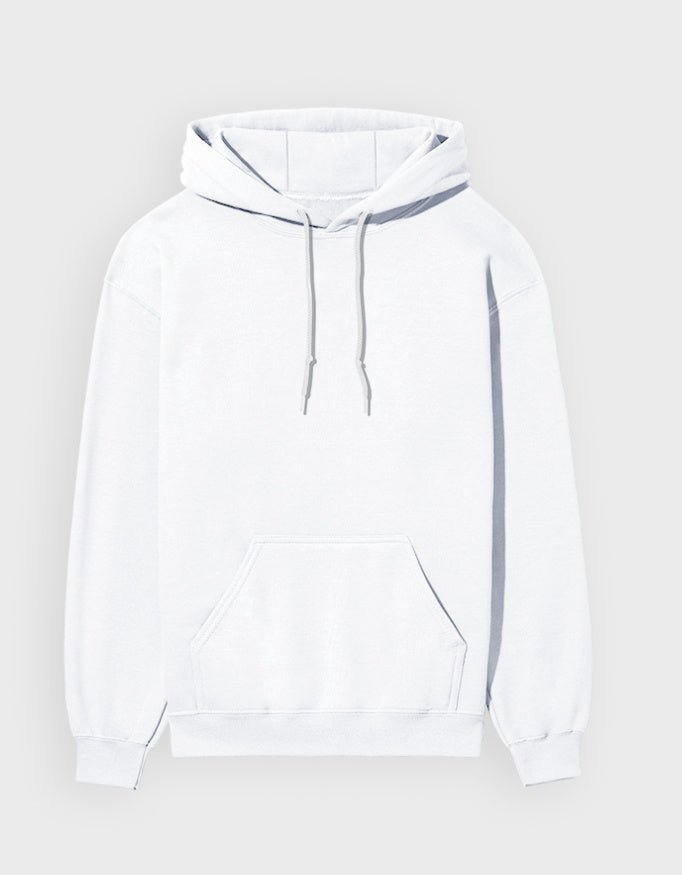 UNISEX WHITE HOODIE - COMMONGROUND