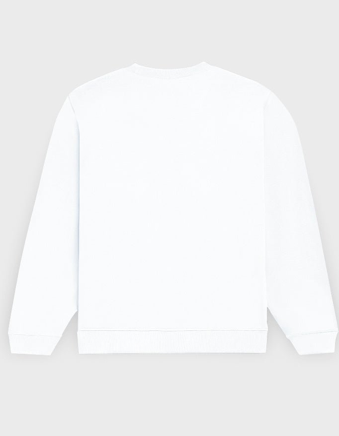 UNISEX WHITE SWEATSHIRT - COMMONGROUND