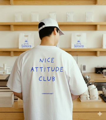 NICE ATTITUDE OVERSIZED T-SHIRT