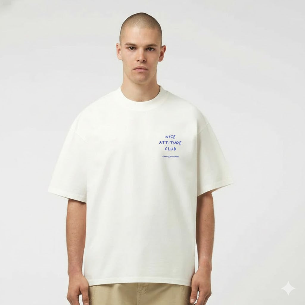 NICE ATTITUDE OVERSIZED T-SHIRT