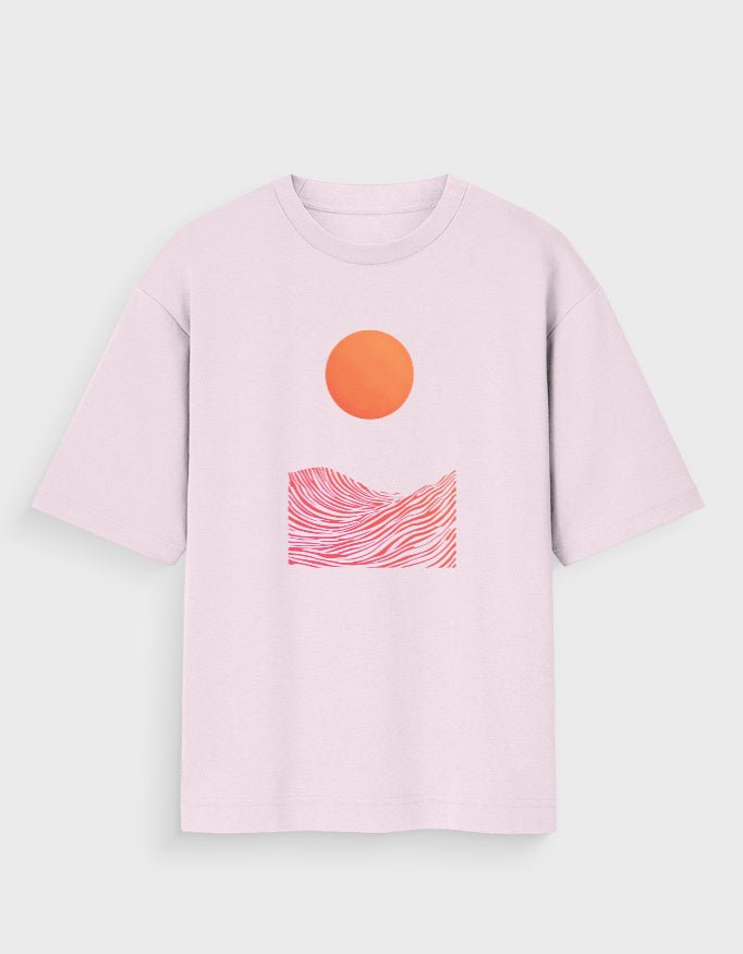 WAVES & SUN OVERSIZED T - SHIRT - COMMONGROUND