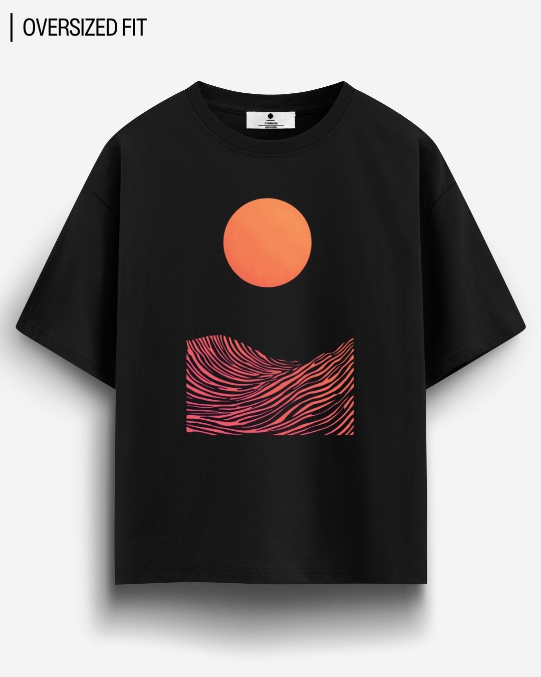 WAVES & SUN OVERSIZED T - SHIRT - COMMONGROUND