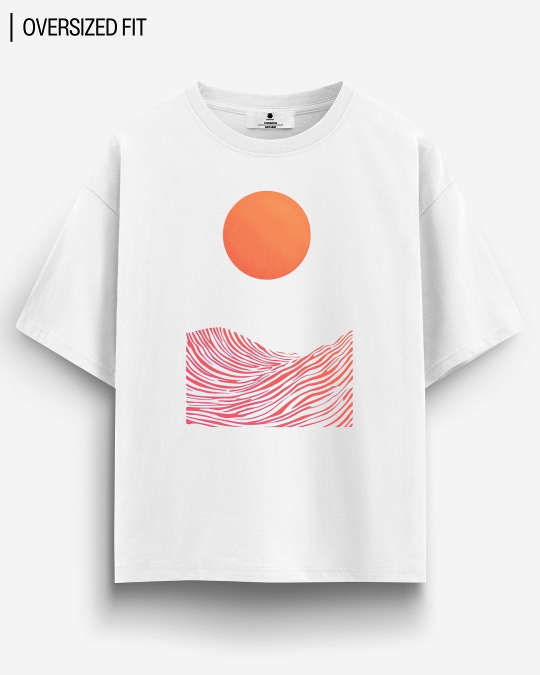 WAVES & SUN OVERSIZED T - SHIRT - COMMONGROUND