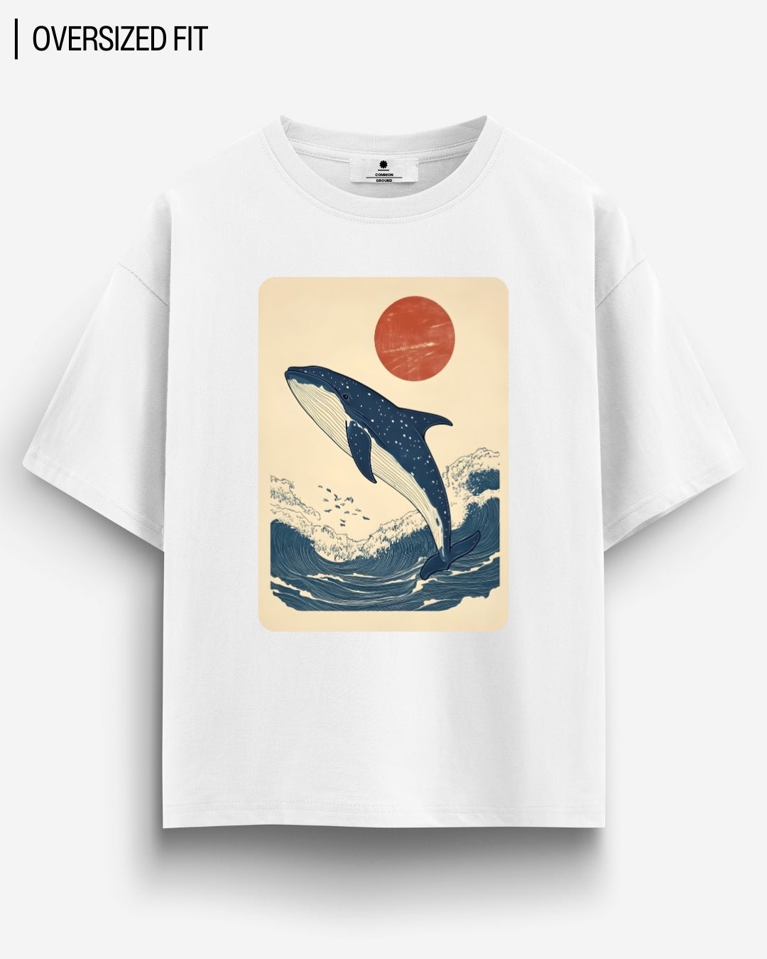 WHALE SUN OVERSIZED T - SHIRT - COMMONGROUND