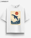 WHALE SUN OVERSIZED T - SHIRT - COMMONGROUND