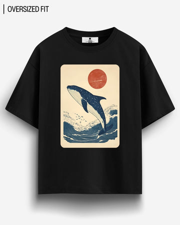 WHALE SUN OVERSIZED T - SHIRT - COMMONGROUND