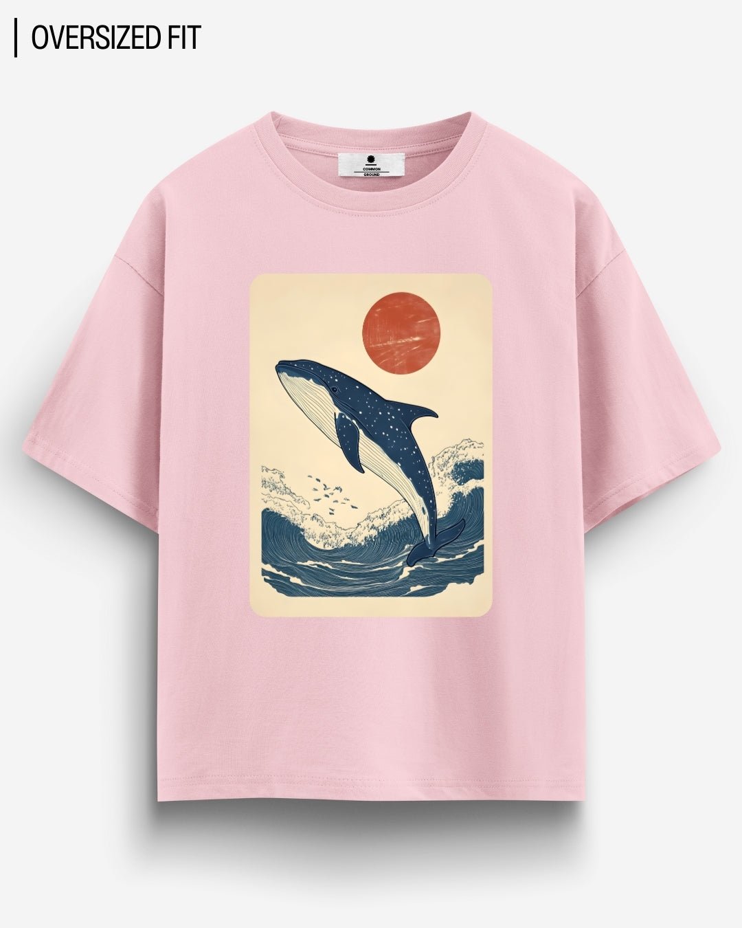 WHALE SUN OVERSIZED T - SHIRT - COMMONGROUND