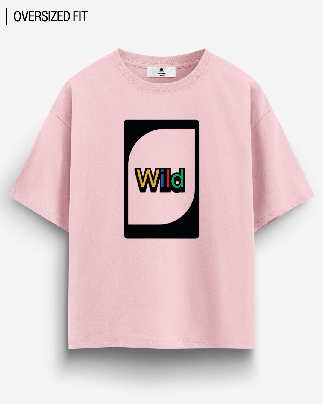 WILD CARD OVERSIZED T - SHIRT - COMMONGROUND