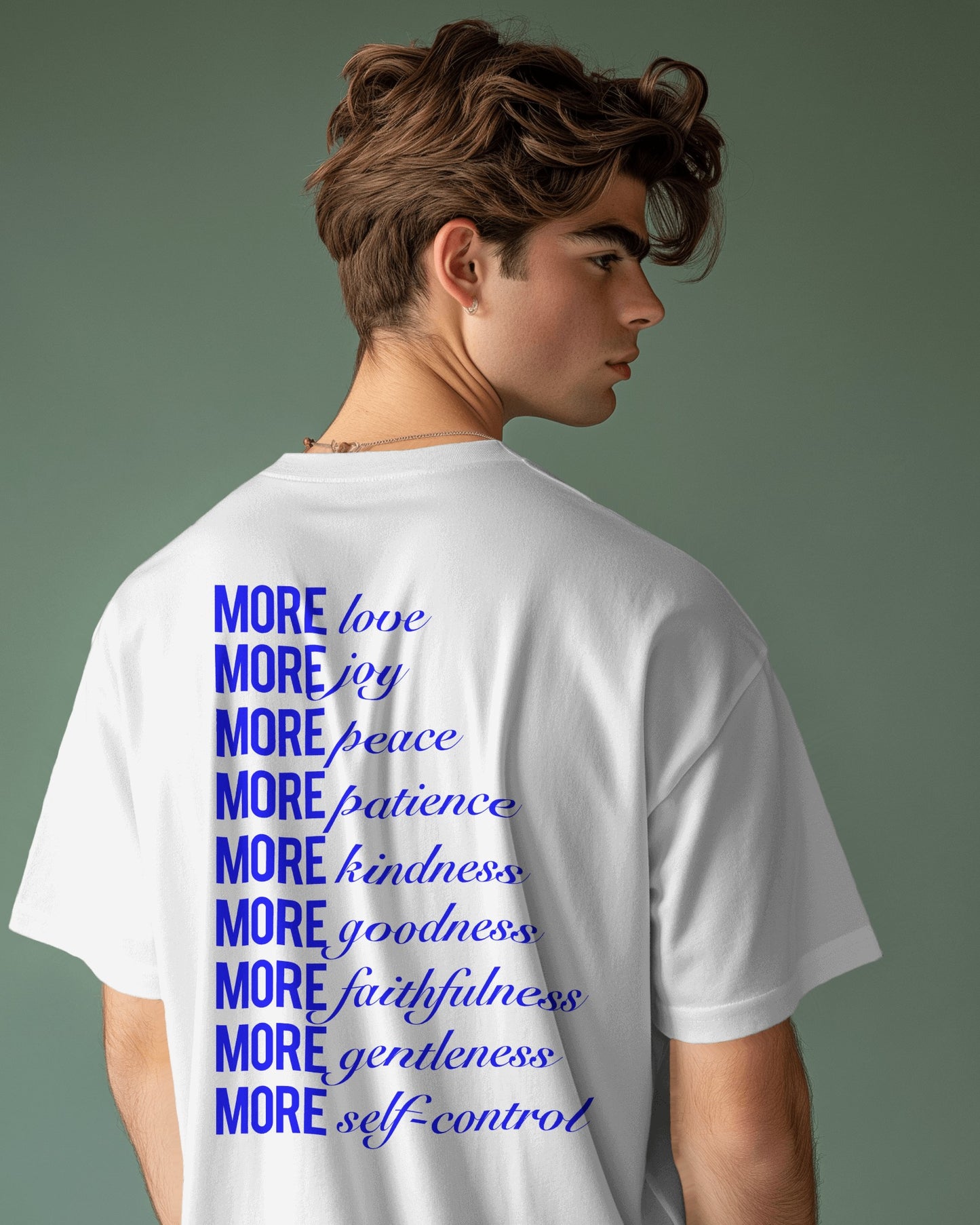 MORE LOVE MORE JOY OVERSIZED T-SHIRT